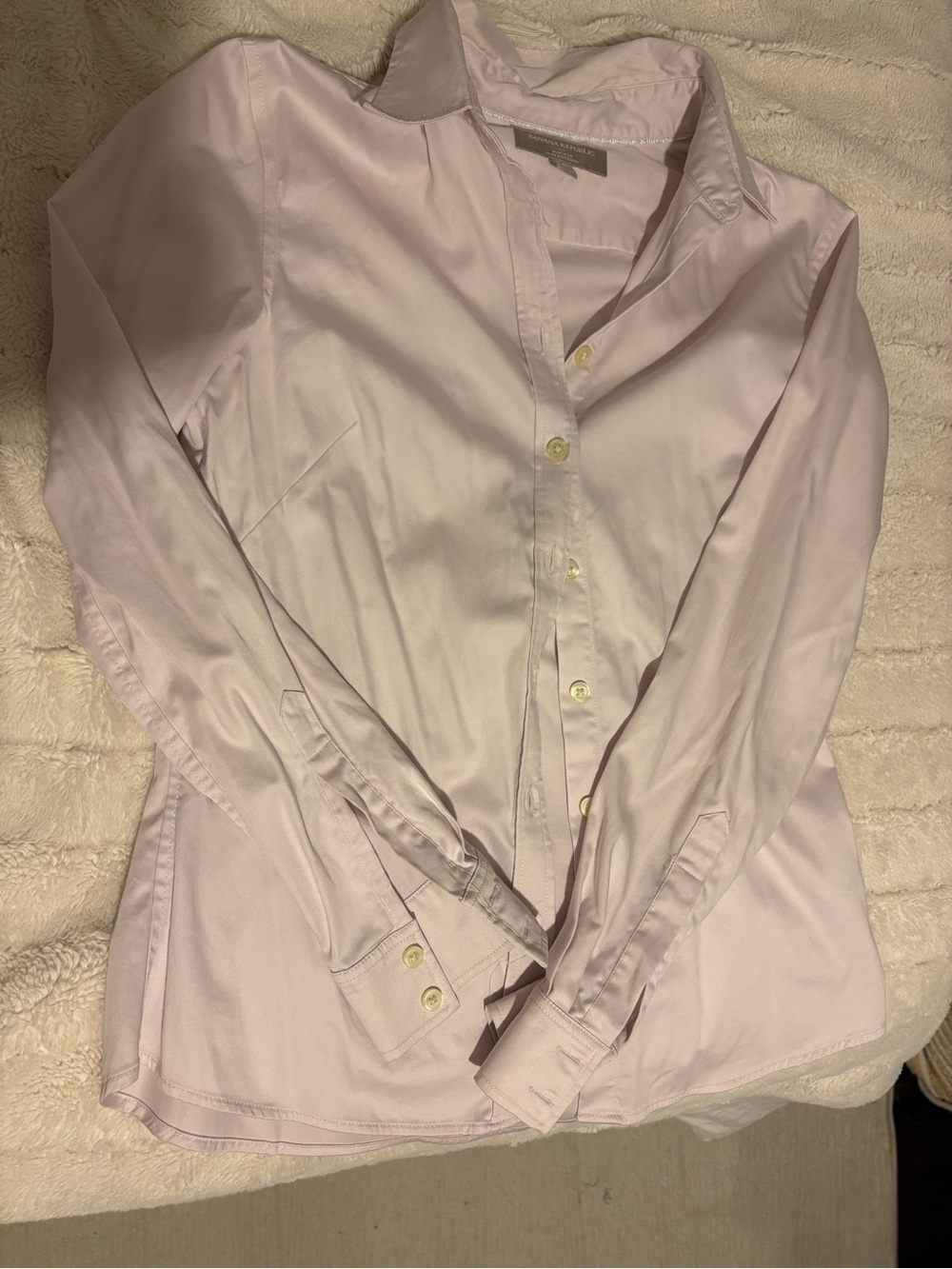 Banana Republic Pale Pink Women’s Button-Up Dress Shirt